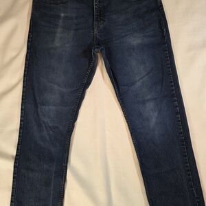 Stanley Dark Blue Straight Jeans